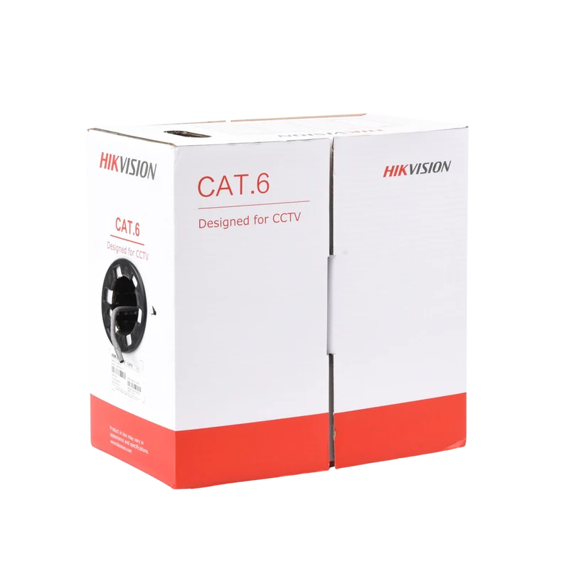 Bobina de Cable UTP Hikvision DS-1LN6U-G PoE 305 m Cat 6 Interior