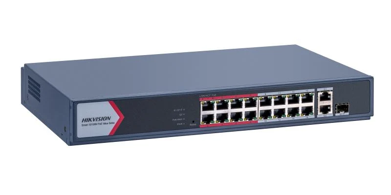 Switch Hikvision Smart Managed DS-3E1318P-EI/M 16 Puertos PoE Gigabit