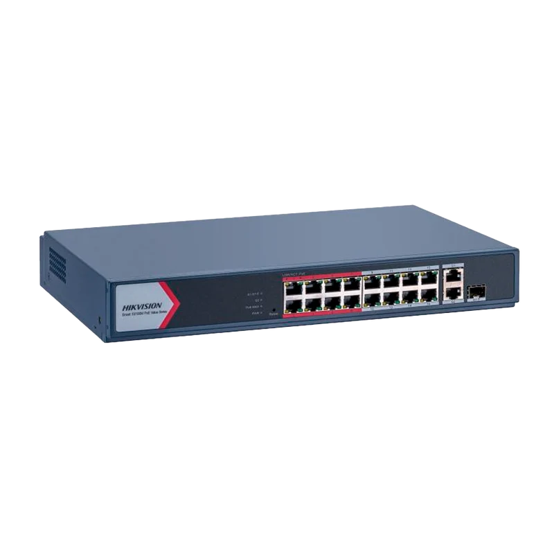 Switch Hikvision Smart Managed DS-3E1318P-EI/M 16 Puertos PoE Gigabit