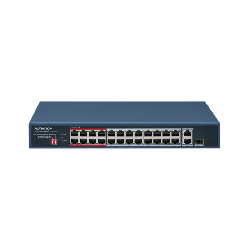 Switch Hikvision DS-3E0326P-E/M(C) 24 Puertos PoE+ Gigabit