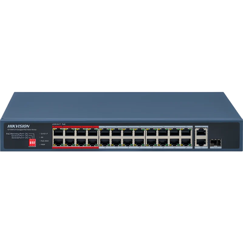 Switch Hikvision DS-3E0326P-E/M(C) 24 Puertos PoE+ Gigabit