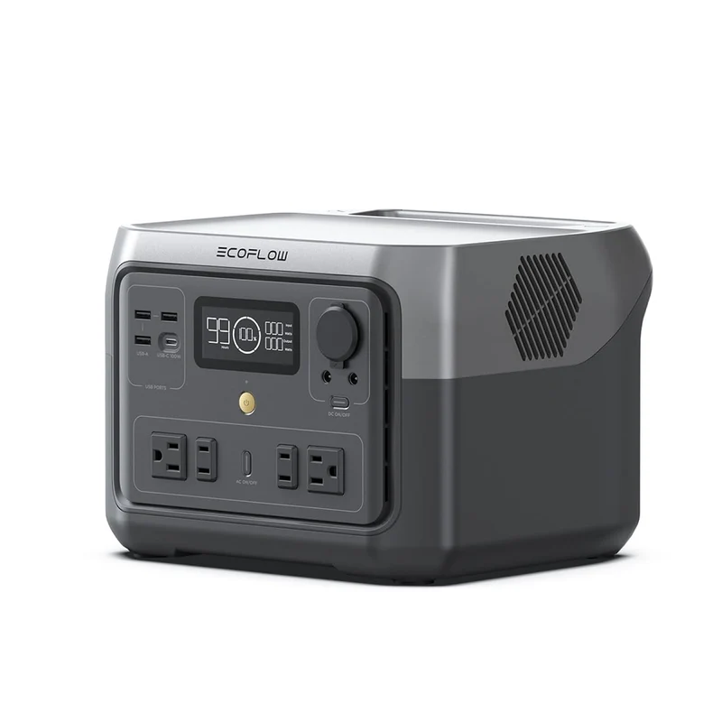 Estación de Energía Portátil EcoFlow RIVER 2 Max 500, 499 Wh, 1000 W