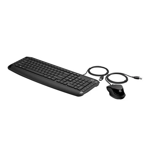 Combo Teclado y Mouse con Cable HP Pavilion 200 Negro