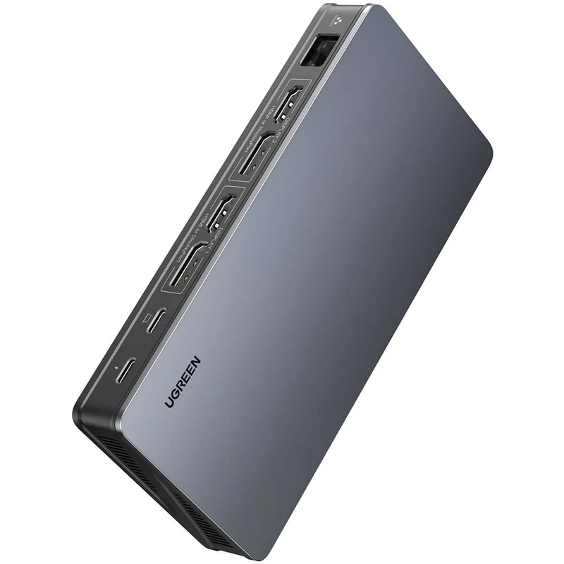 Docking Station UGREEN 9 en 1 Doble Monitor 4K 60Hz con Ethernet