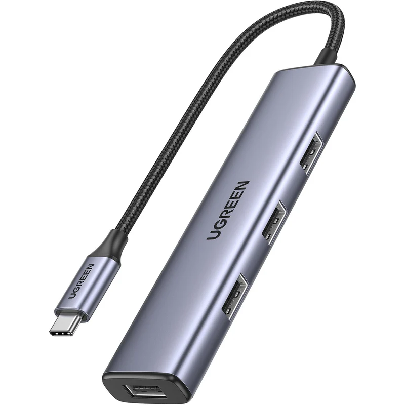 Hub USB UGREEN 4 en 1 USB-C a 4 Puertos USB-A