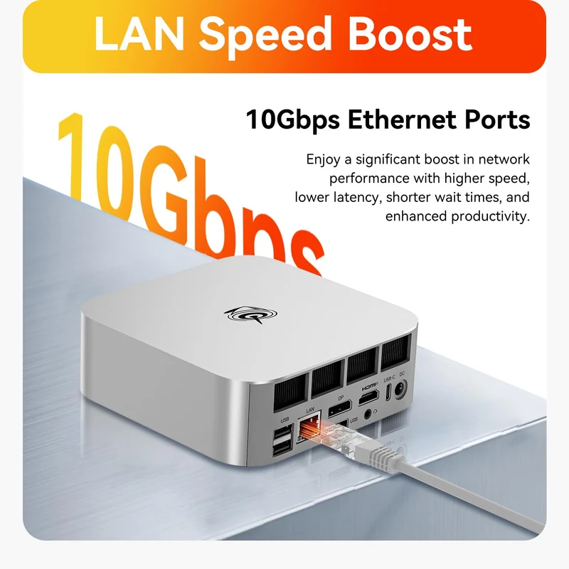 Mini PC Beelink SER9 Max 64 GB RAM 1 TB SSD, con Ryzen 7 H255