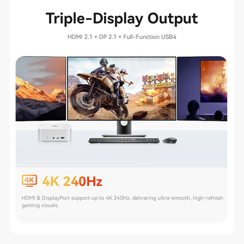 Mini PC Beelink SER9 Max 64 GB RAM 1 TB SSD, con Ryzen 7 H255