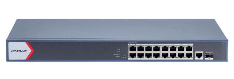 Switch Hikvision Smart Managed DS-3E1518P-EI/M 16 Puertos PoE+ Gigabit