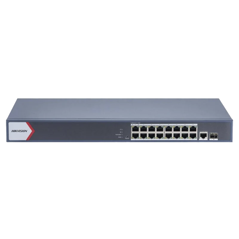 Switch Hikvision Smart Managed DS-3E1518P-EI/M 16 Puertos PoE+ Gigabit