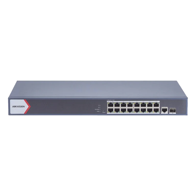Switch Hikvision Smart Managed DS-3E1518P-EI/M 16 Puertos PoE+ Gigabit