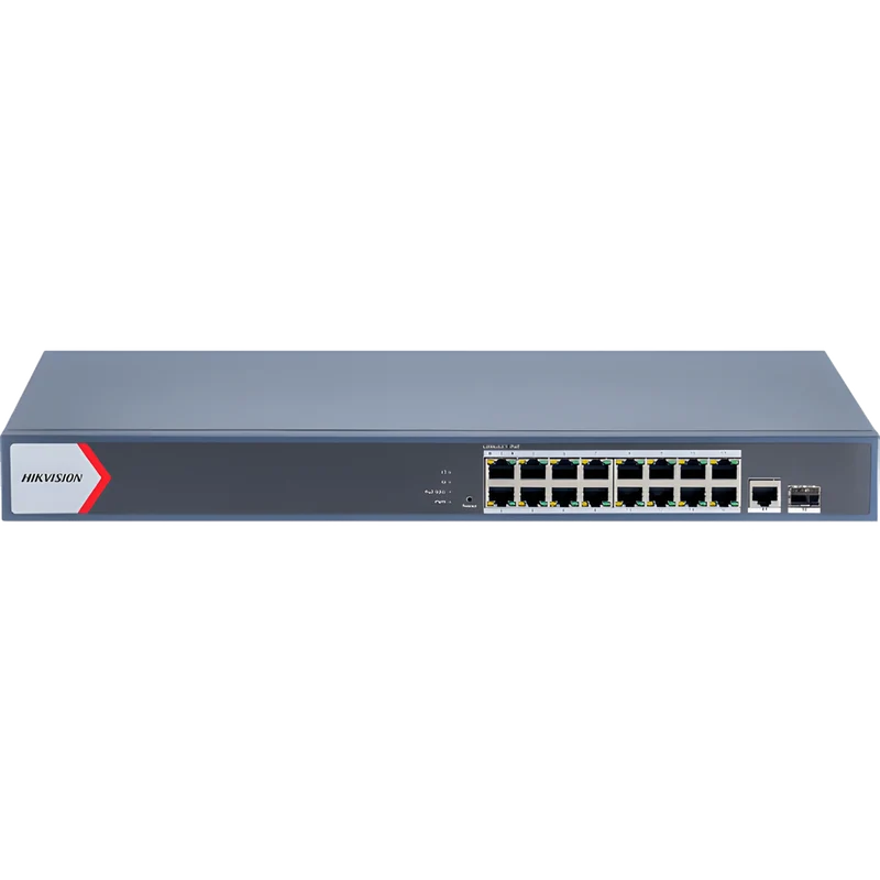 Switch Hikvision Smart Managed DS-3E1518P-EI/M 16 Puertos PoE+ Gigabit