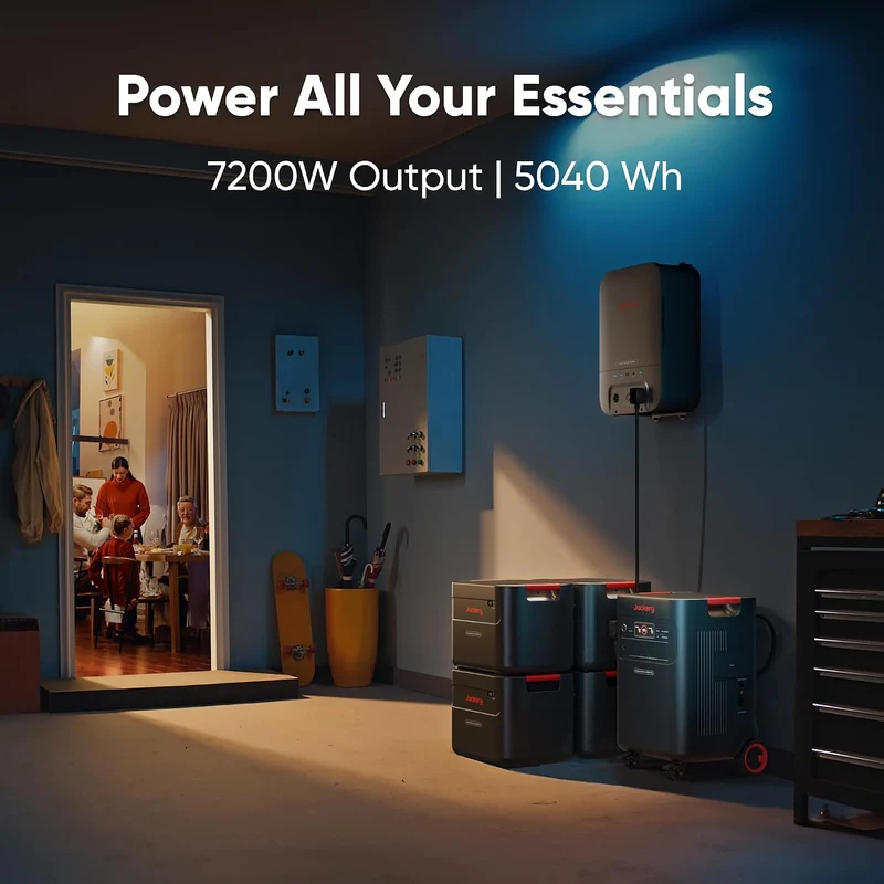 Estación de Energía Portátil Jackery Explorer 5000 Plus, 5040 Wh, 7200 W, con Panel Solar de 500 W