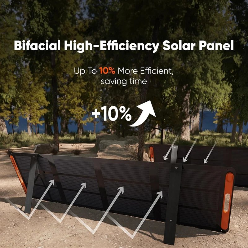 Estación de Energía Portátil Jackery HomePower 1000 v2, 1070 Wh, 1500 W, con Panel Solar de 200 W, Negro