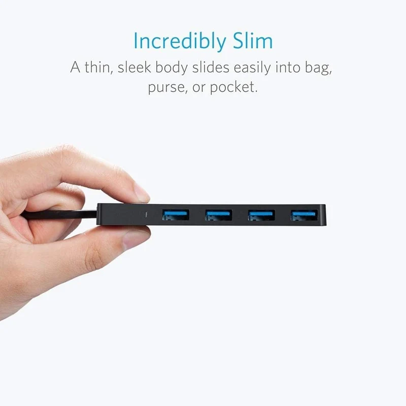 Hub USB Anker USB-C a 4 Puertos USB 3.0