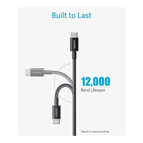 Cable USB-C a USB-C Anker Nylon 100W 3m (10 ft)
