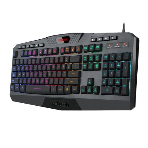 Combo Gaming Teclado y Mouse Redragon S101 RGB con Headset y Mousepad Negro