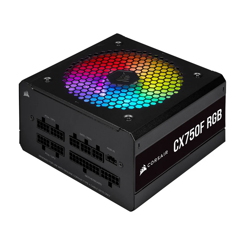 Corsair CX750F RGB 80PLUS Bronze (Noir)
