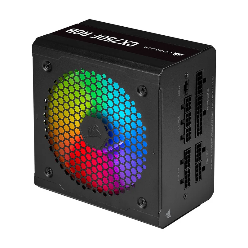 Corsair CX750F RGB 80PLUS Bronze (Noir)