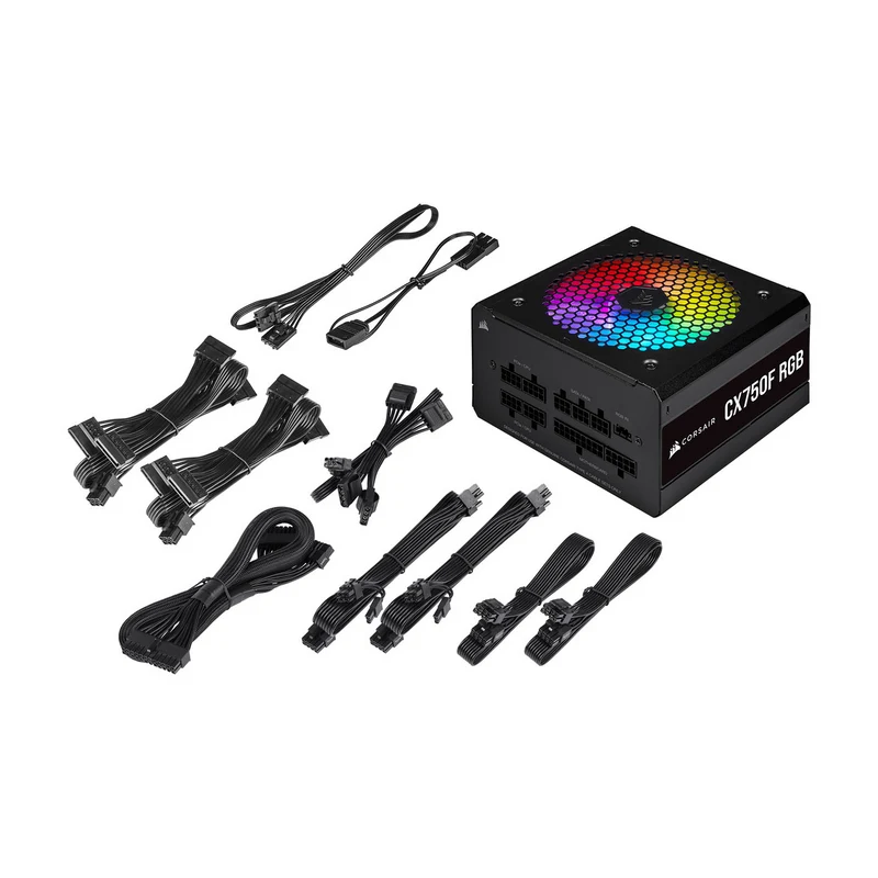 Corsair CX750F RGB 80PLUS Bronze (Noir)