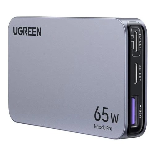 Cargador de Pared UGreen 65W Slim GaN Carga Rápida
