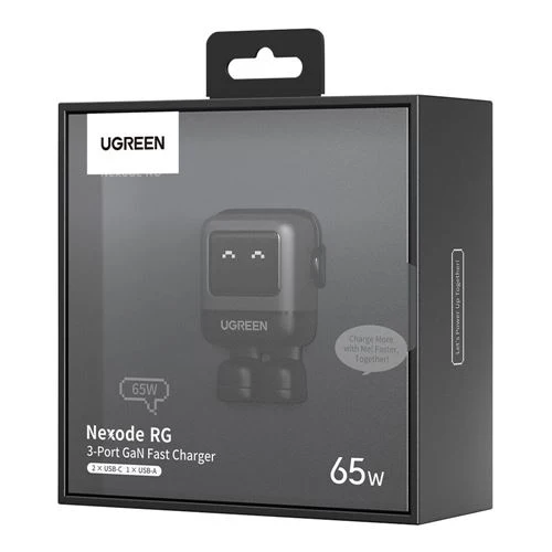 Cargador de Pared UGreen 65W Carga Rápida