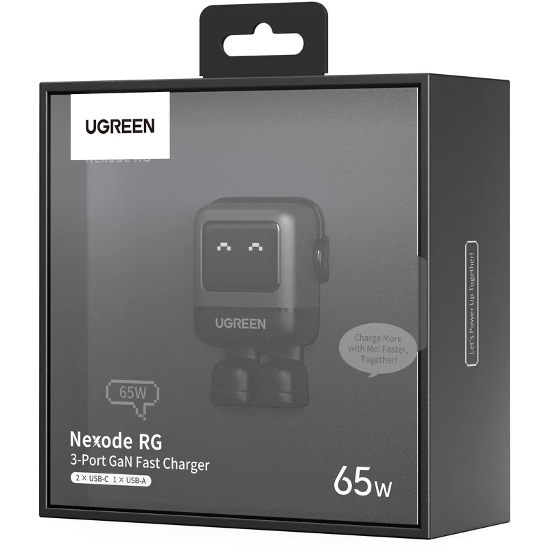 Cargador de Pared UGreen 65W Carga Rápida