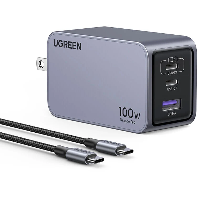 Cargador UGreen Nexode 100W GaN Carga Rapida