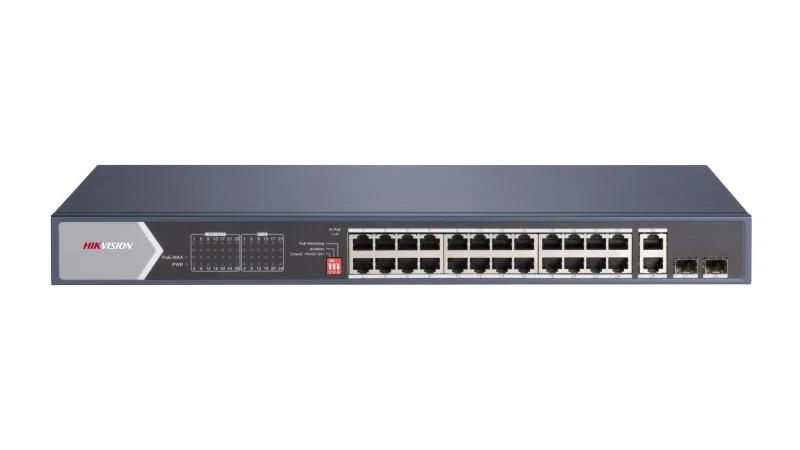 Switch Hikvision DS-3E0528HP-E 24 Puertos PoE++ Gigabit