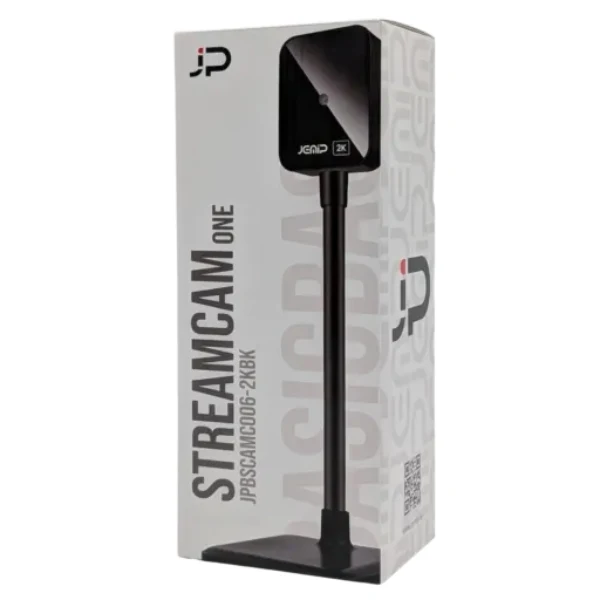 Webcam Jemip StreamCam One 2K - 1440p - Auto Focus - Micrófono Integrado - USB 2.0 - JPBSCAMC006-2KBK