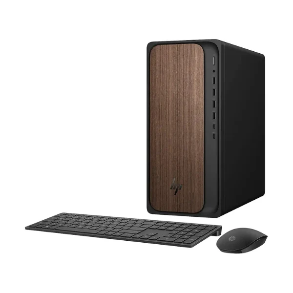 Computador HP OmniDesk Intel Core Ultra 7 265 (5.3 GHz) - 16 GB DDR5 - 1 TB NVMe M.2 - Intel Graphics - 280 W - Win 11 Home - Dark Wood