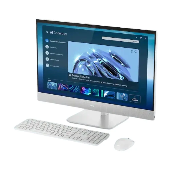 Todo en uno Dell 27" Intel Core Ultra 7 355 (2.3 GHz) - 16 GB DDR5 - 1 TB NVMe M.2 - Intel Graphics - 130 W - Win 11 Home - Light Ash