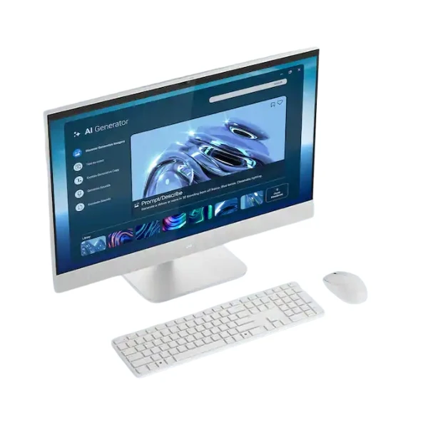 Todo en uno Dell 27" Intel Core Ultra 7 355 (2.3 GHz) - 16 GB DDR5 - 1 TB NVMe M.2 - Intel Graphics - 130 W - Win 11 Home - Light Ash