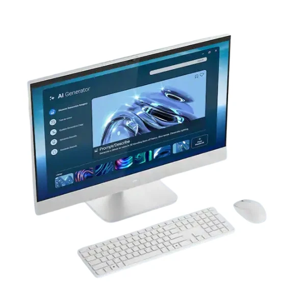 Todo en uno Dell 27" Intel Core Ultra 7 355 (2.3 GHz) - 32 GB DDR5 - 2 TB SSD - Intel Graphics - 130 W - Win 11 Home - Light Ash