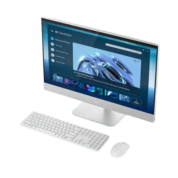 Todo en uno Dell 27" Intel Core Ultra 7 355 (2.3 GHz) - 32 GB DDR5 - 2 TB SSD - Intel Graphics - 130 W - Win 11 Home - Light Ash