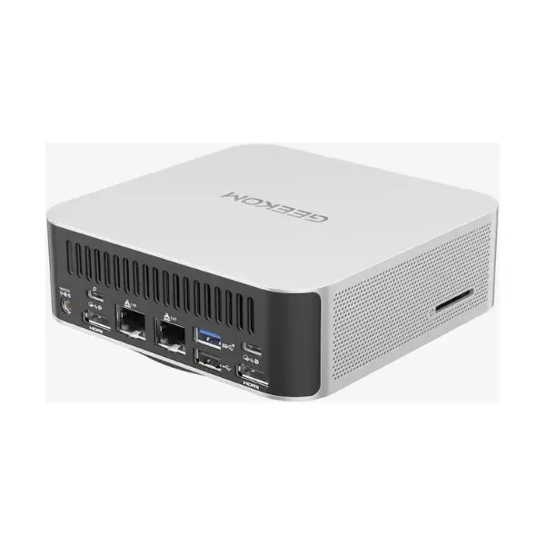 Mini PC GEEKOM A8 Max AMD Ryzen 7 8745HS - 16 GB DDR5 - 1 TB SSD - AMD Radeon 780M - 120 W - Win 11 Pro - Silver