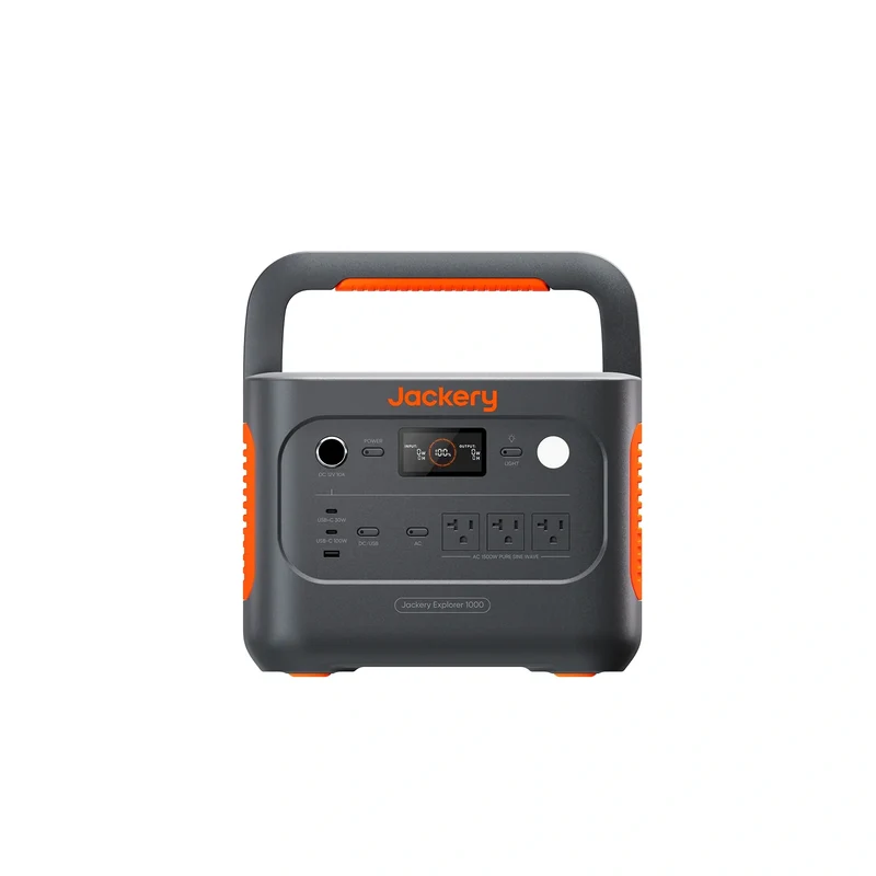 Estación de Energía Portátil Jackery Explorer 1000 v2, 1070 Wh, 1500 W, Blanco Duna