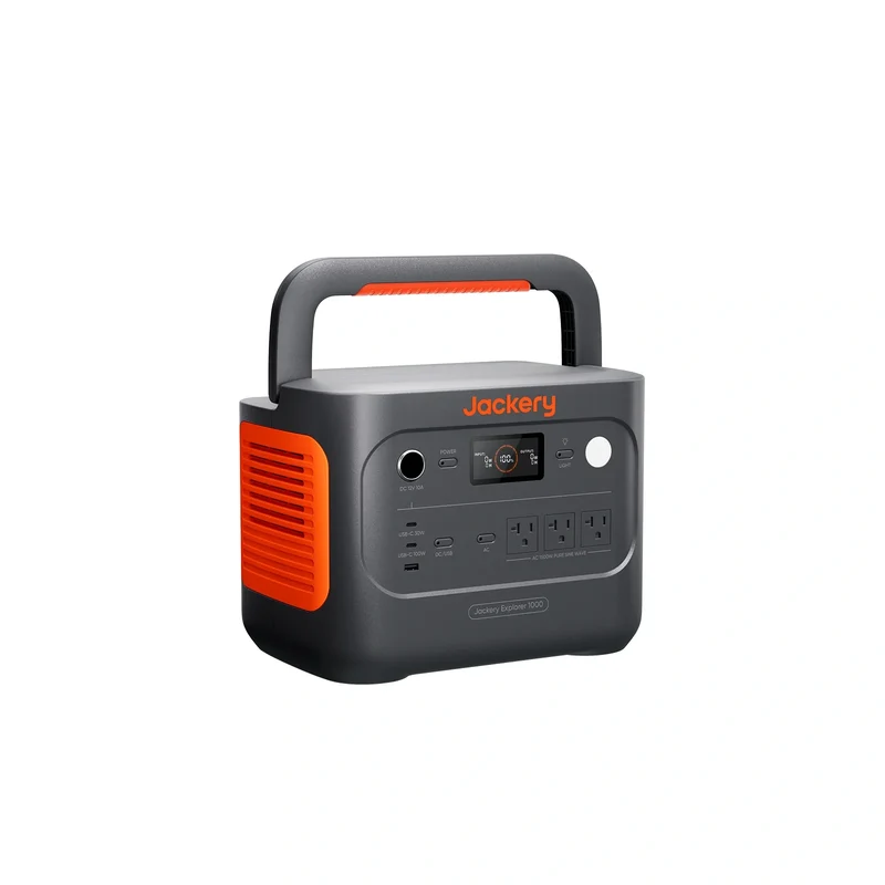 Estación de Energía Portátil Jackery Explorer 1000 v2, 1070 Wh, 1500 W, Blanco Duna