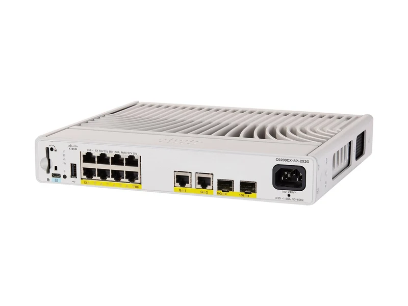 Switch de Red Cisco Catalyst 9200CX, 8 puertos Network Advantage