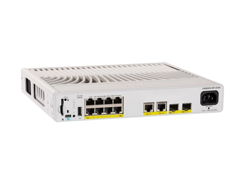 Switch de Red Cisco Catalyst 9200CX, 8 puertos Network Advantage