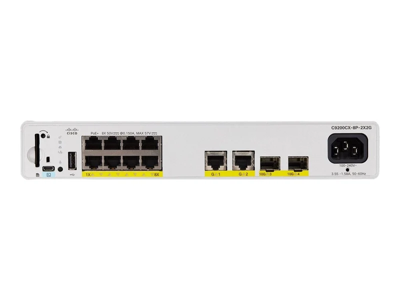 Switch de Red Cisco Catalyst 9200CX, 8 puertos Network Advantage