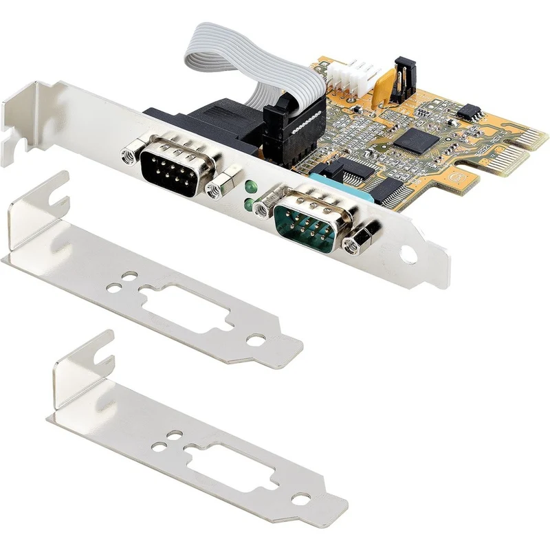 Adaptador de Red StarTech.com StarTech 2-Port PCI Express Serial Card