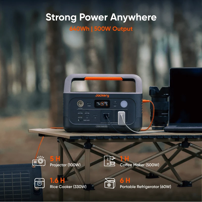 Estación de Energía Portátil Jackery Explorer 600 V2 640Wh 800W