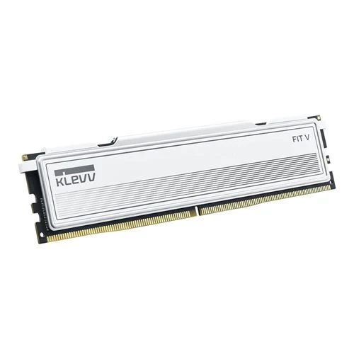 Memoria RAM KLEVV FIT V 32GB (2x16GB) DDR5-6000 CL30 Blanco Perfil Bajo