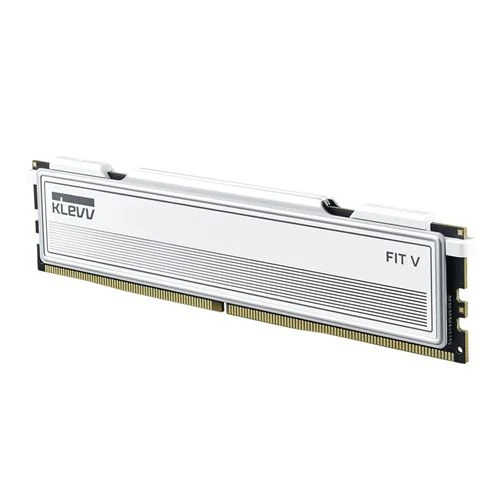 Memoria RAM KLEVV FIT V 32GB (2x16GB) DDR5-6000 CL30 Blanco Perfil Bajo