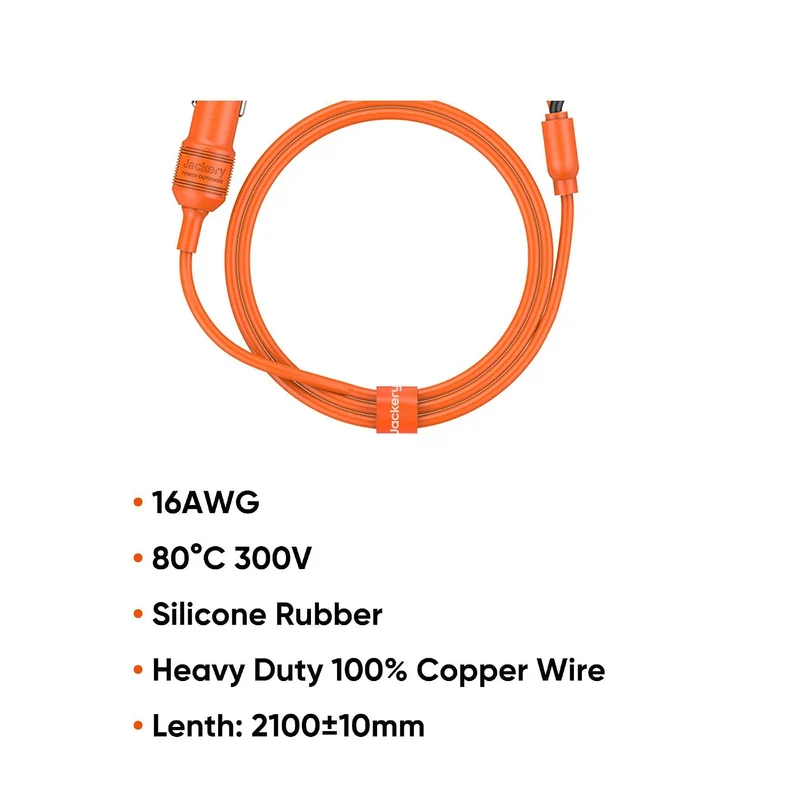 Cargador Jackery 12V para Automóvil Cable de Carga, Verde