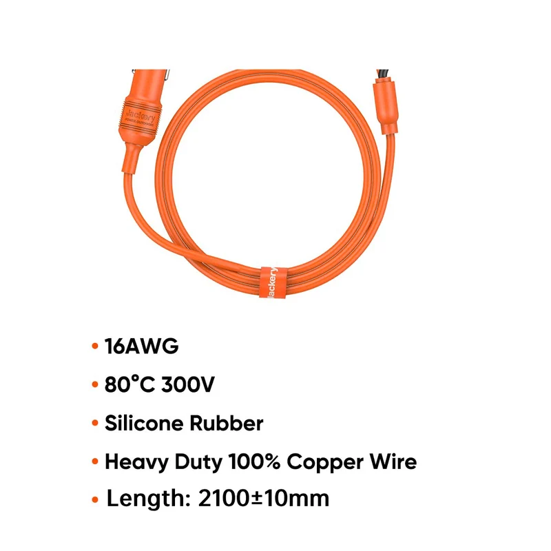 Cargador Jackery 12V para Automóvil Cable de Carga, Verde