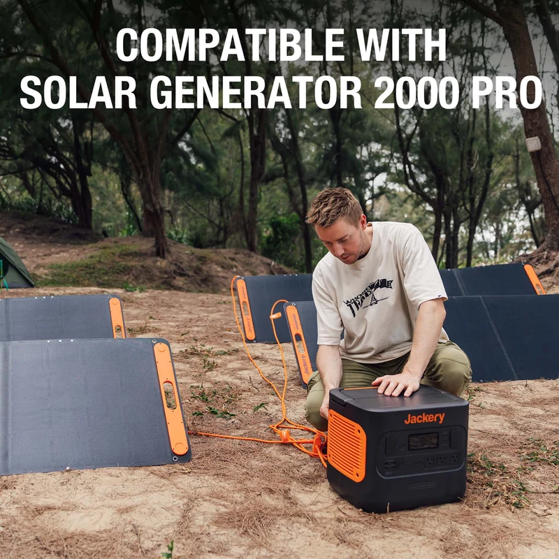 Cable Jackery Explorer, con Panel Solar de 200 W