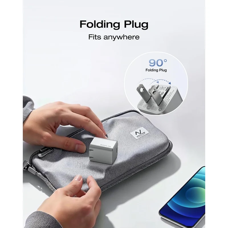 Cargador EcoFlow USB C, 30 W