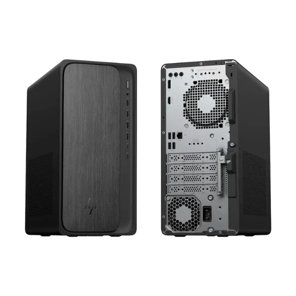 Computador HP OmniDesk AMD Ryzen 7 8700G (5.1 GHz) - 16 GB DDR5 - 1 TB NVMe M.2 - AMD Radeon 780M - 280 W - Win 11 Home - Gray Wood