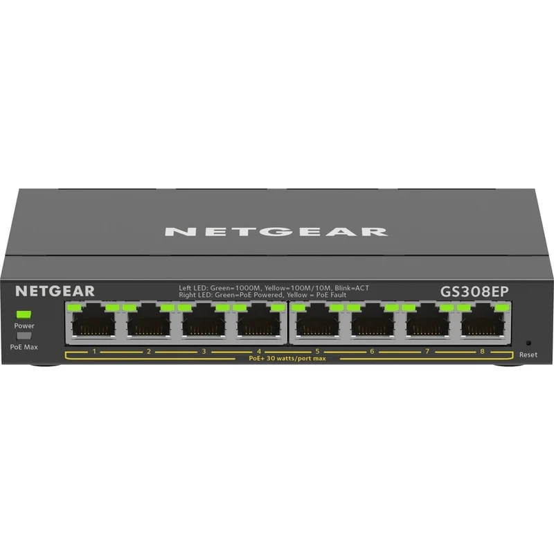 Switch de Red Netgear Business GS308EP Ethernet Switch
